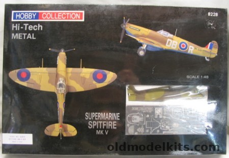 Hobby Collection 1/48 Supermarine Spitfire Mk V Metal/Photoetched Kit, 8228 plastic model kit